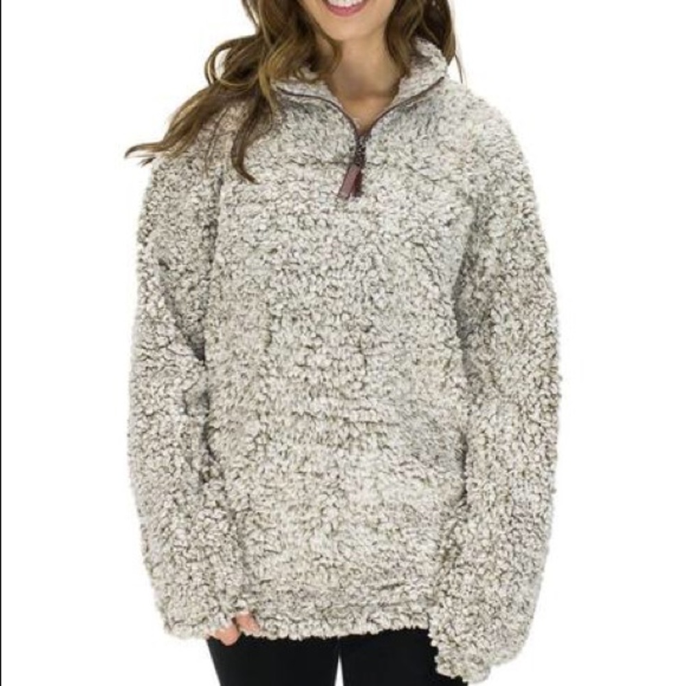 True Grit Quarter Zip Pullover Sherpa